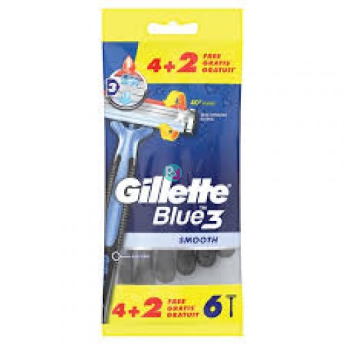 Gillette Blue 3 Ξυραφάκια 4+2 Τμχ