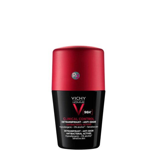 Vichy Deodorant Clinical Control Roll On Αποσμητικό Για Άνδρες 50ml