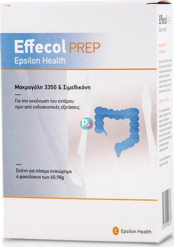 Effecol Prep Μακρογόλη 3350 & Σιμεθικόνη 4 Φακελίσκοι