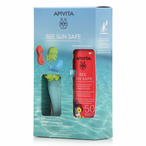 Apivita Promo Bee Sun Safe Hydra Sun Kids Lotion SPF50 (200ml) & Sand Toys (3pcs)