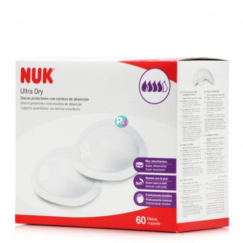 Nuk Ultra Dry Comfort Chest Pads 60pcs