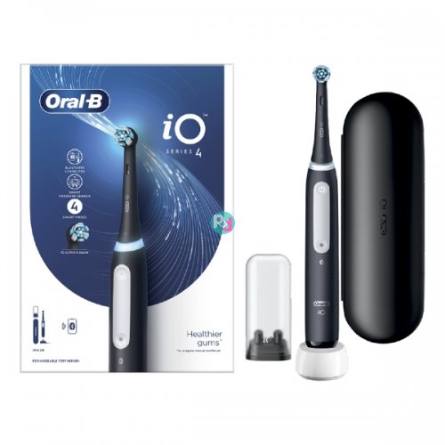 Oral-B IO Series 4 Black Ηλεκτρική Οδοντόβουρτσα 