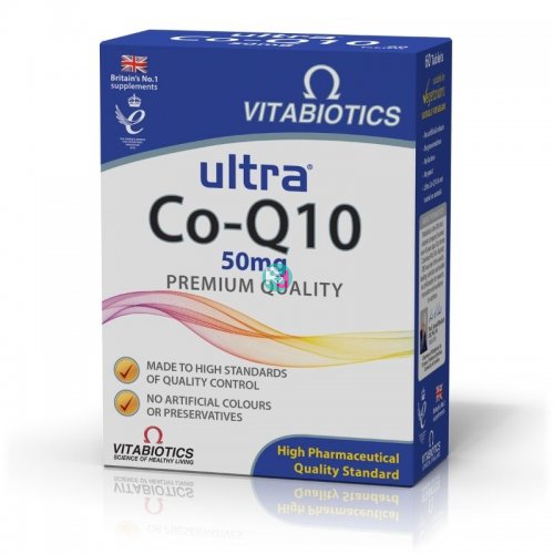 Vitabiotics Ultra Co-Q10 50mg 10tabs 