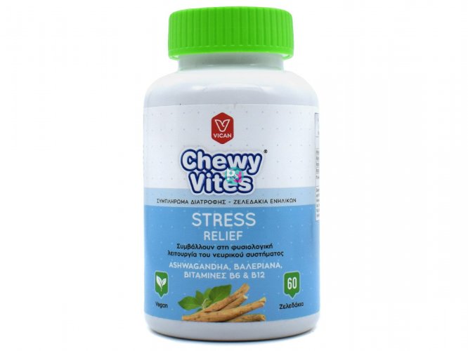 Chewy Vites Stress Relief 60 Ζελεδάκια