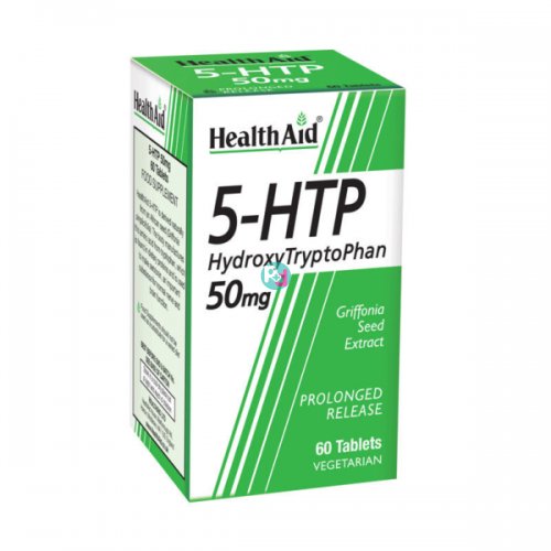 Health Aid 5-HTP Hydroxy Tryptophan 50mg 60Tabs