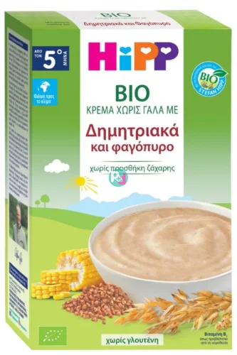 Hipp Bio Milk-Free Cream With Cereal With Buckwheat From 5 Months 200gr