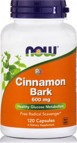 Now Cinnamon Bark 600mg 120 κάψουλες 