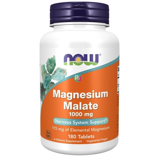 Now Magnesium Malate 1000mg 180Tabs