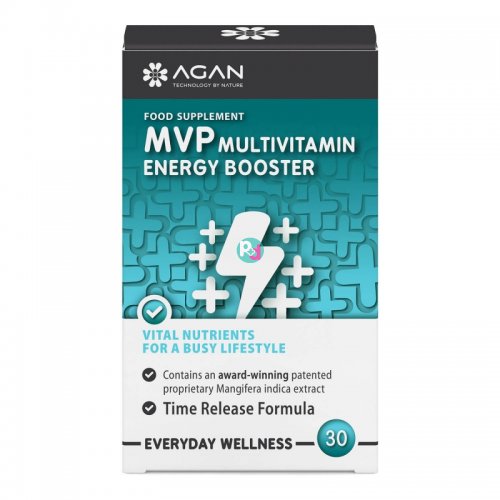 Agan MVP Multivitamin Energy Booster 30 Tabs