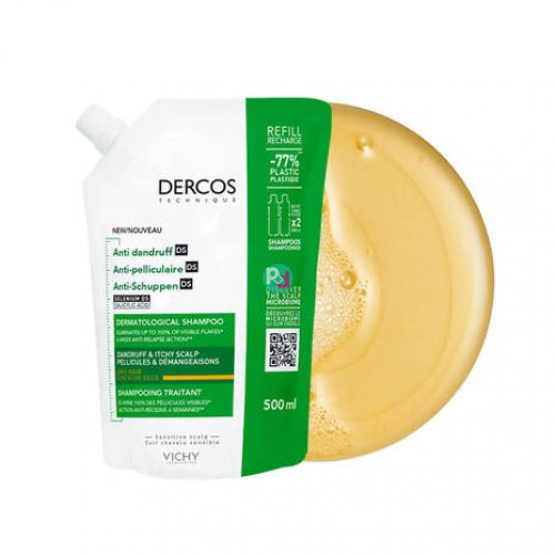 Vichy Dercos Shampoo Anti-Dandruff DS 500ml Dry Hair