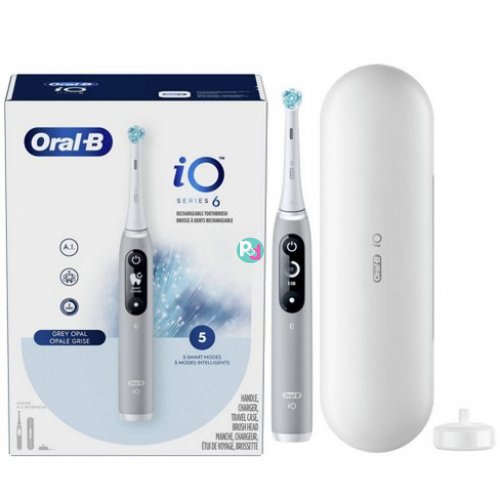 ORAL-B iO6 Magnetic Grey Electric Toothbrush 