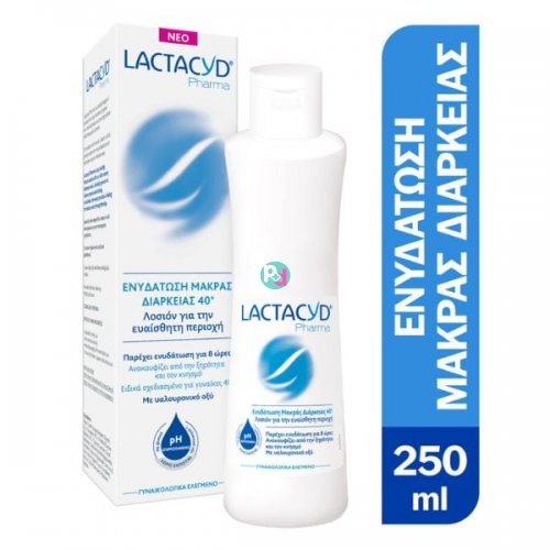 Lactacyd Pharma Ultra Moisturising, Λοσιόν Καθαρισμού Της Ευαίσθητης Περιοχής Για Γυναίκες 40+ 250ml