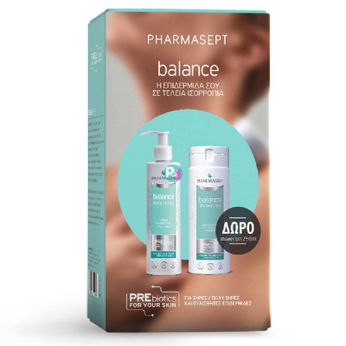 Pharmasept Balance Promo Face & Body Cream, 250ml & Daily Use Cleansing Shower Gift, 250ml