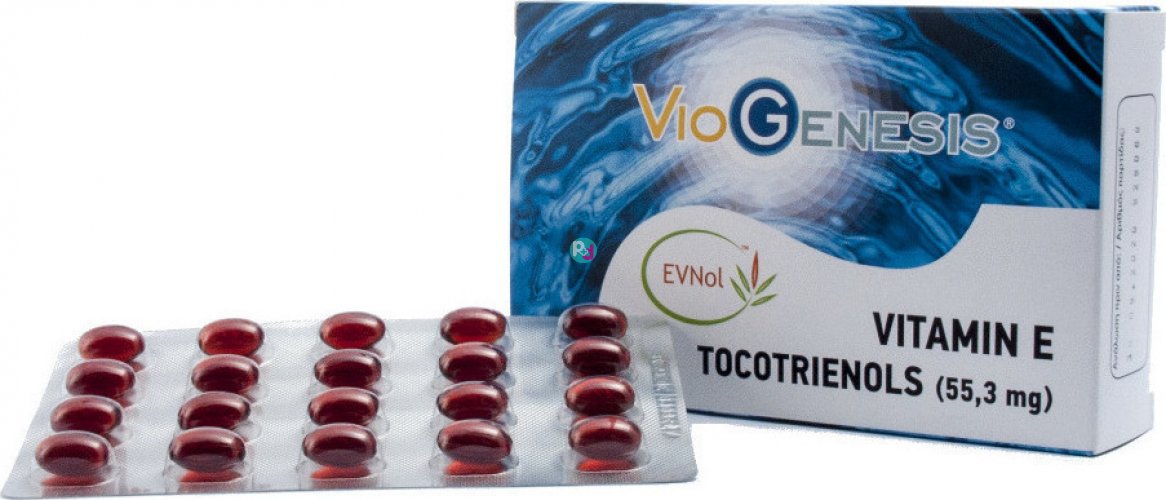 VioGenesis Vitamin E Tocotrienols 55,3mg 60caps