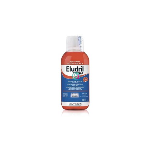 Elgydium Eludril Extra 0.20% Oral Solution 300ml.