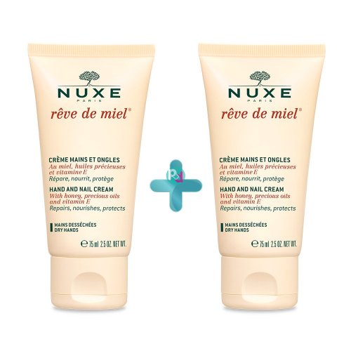 Nuxe Reve de Miel Hand And Nail Cream 2 x 50ml