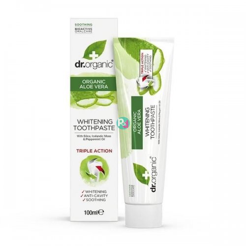 Dr. Organic Aloe Vera Organic Toothpaste 100 ml.
