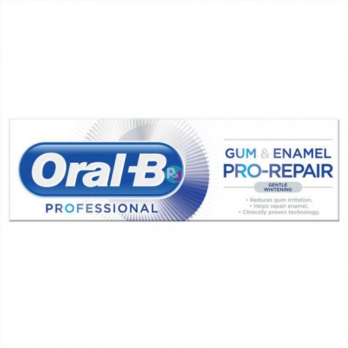 Oral B Professional Gum & Enamel Pro-Repair Gentle Whitening Οδοντόπαστα 75ml