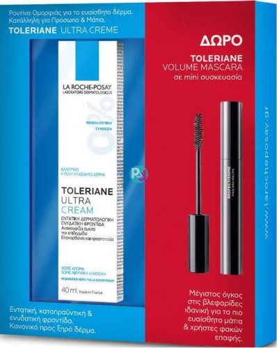 La Roche Posay Toleriane Ultra Cream 40ml & Δώρο Mini Toleriane Volume Mascara  