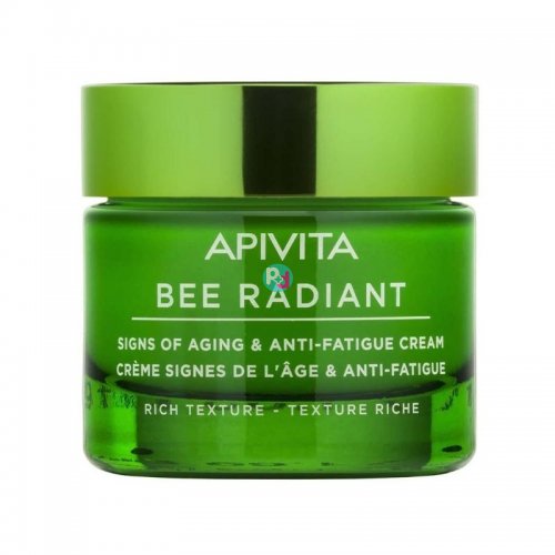 Apivita Bee Radiant Day Cream Rich Texture 50ml New