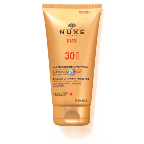 Nuxe Sun Delicious Lotion Αντηλιακό Γαλάκτωμα Προσώπου-Σώματος SPF30 150ml
