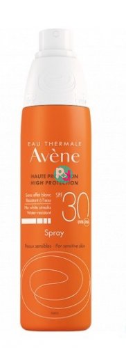 Avene Solaire Αντιηλιακό Spray Προσώπου-Σώματος SPF30 200ml 