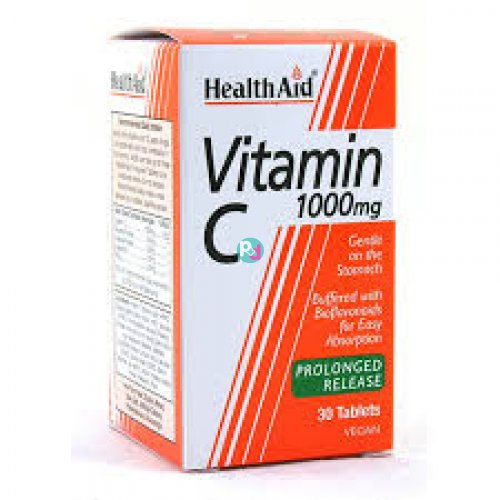 Health Aid Vitamin C 1000mg 30tabl Βραδείας Αποδέσμευσης