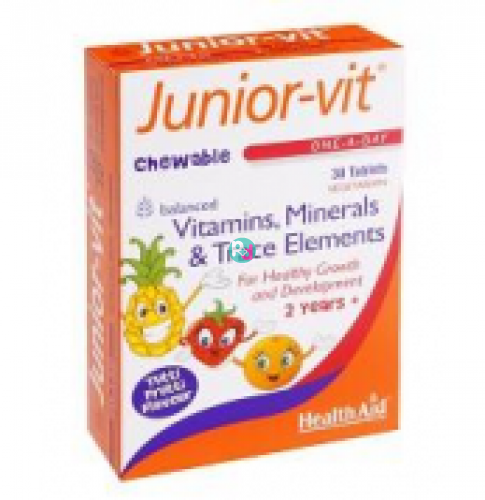 Health Aid Junior-Vit 30tabl Multivitamins