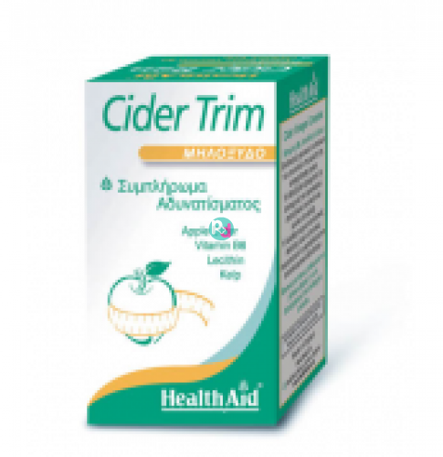Health Aid Cider Trim-Μηλόξυδο 90caps