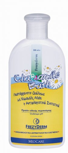 Frezyderm Baby Chamomile Bath 200ml-Λεπτόρρευστο Διάλυμα με Χαμομήλι και Αλόη