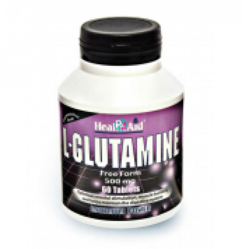 Health Aid  L- Glutamine 500mg 60 Tabs
