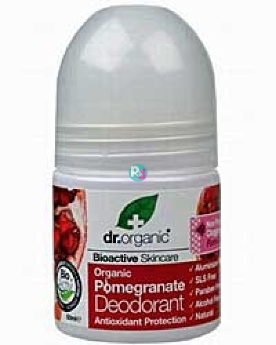 Dr. Organic Deodorant Pomegranate Roll-On 50ml