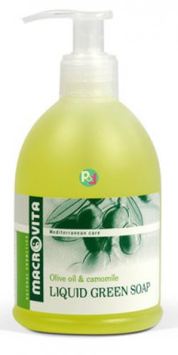 Macrovita Liquid Green Soap - Υγρό Πράσινο Σαπούνι 300ml