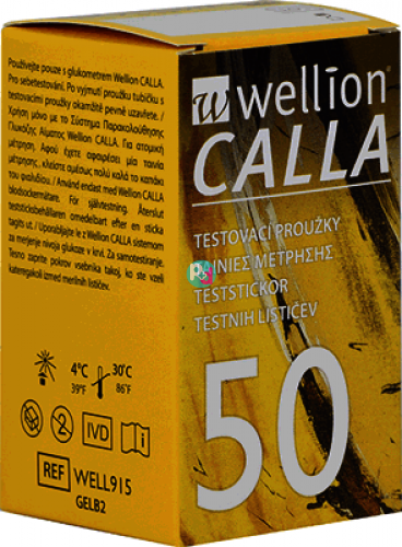 Wellion Calla Ταινίες μέτρησης 50τμχ