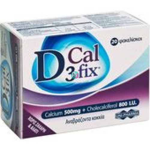 D3 Cal Fix Calcium 500mg + Cholecalciferol 800IU 20Sachets