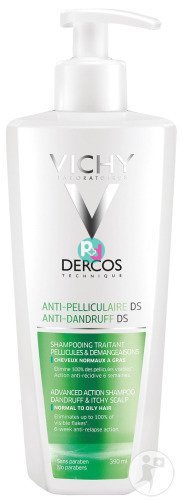 Vichy Dercos Dandruff Shampoo For Normal To Oily Hair 390ml