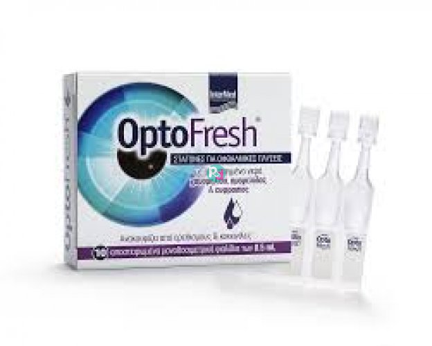 Optofresh Σταγόνες Για Οφθαλμικές Πλύσεις 10 Amp 0,5ml