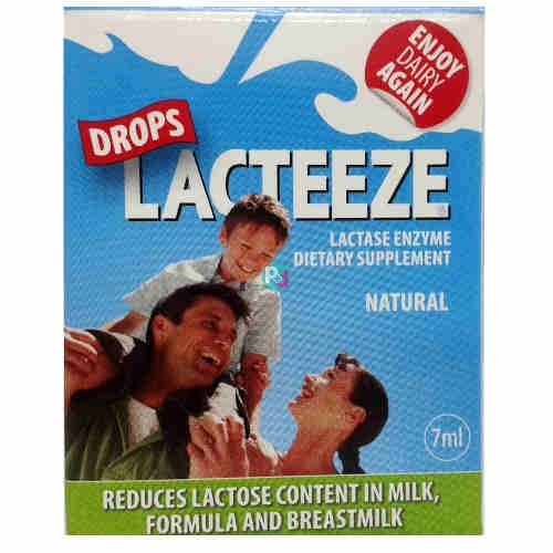 Lacteeze Drops Ένζυμο Λακτάση Σε Σταγόνες 7ml