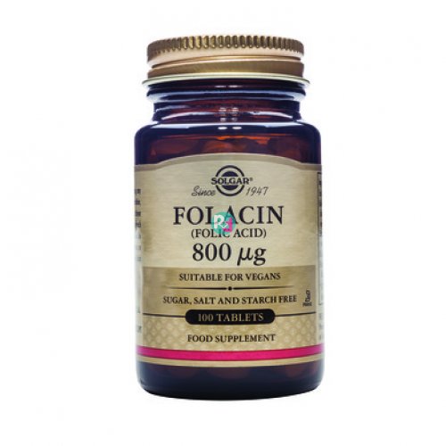Solgar Folacin (Folic Acid) 800μg 100 Tabs