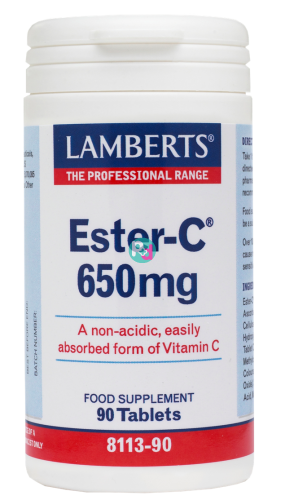 Lamberts Ester-C 650mg 90Tabs