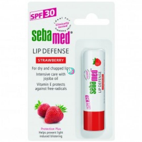 Sebamed Lip Defense Balm Strawberry Spf 30