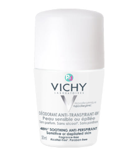 Vichy Deodorant Roll-On 48Hrs Sensitive or Depilated Skin 50ml