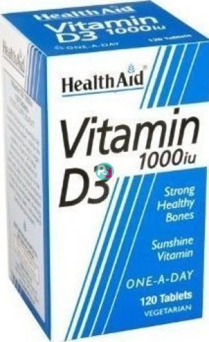 Health Aid Vitamin D3 1000iu 120Tabs