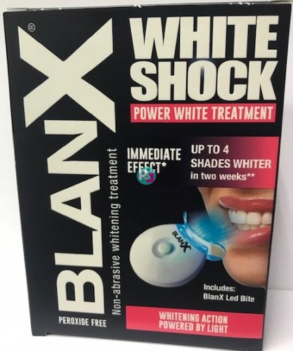 Blanx White Shock Blue Formula Power White Treatment +LED Case 
