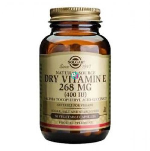 Solgar Dry Vitamin E 268mg (400 iu) 50 Caps