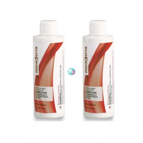 Macrovita 1+1 Shampoo For Coloured & Dried Hair 2*200ml