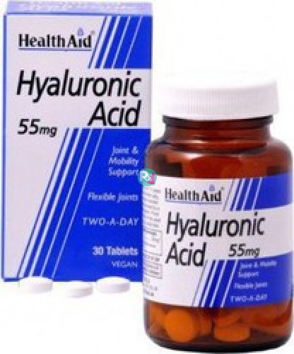 Health Aid Hyaluronic Acid 55mg 30 Tabs