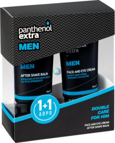 Panthenol Extra Men Face & Eye Cream 75ml + After Shave Balm 75ml