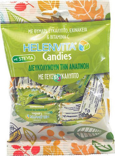 Helenvita Candies That Ease Breath With Stevia And Eucalyptus Flavor 20 Pieces