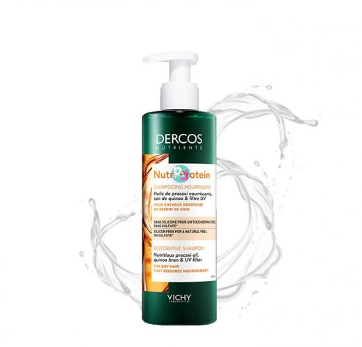 Vichy Dercos Nutrients Nutri Protein Shampoo For Dry Hair 250ml